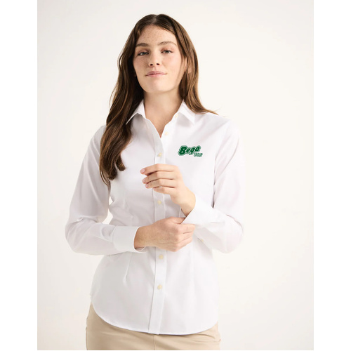 Ladies RB Sellars Pearl Shirt Oxford White
