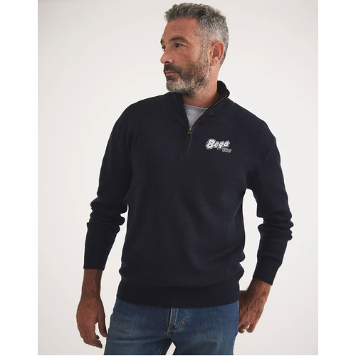 Mens RB Sellars Saxon Half Zip Jumper 